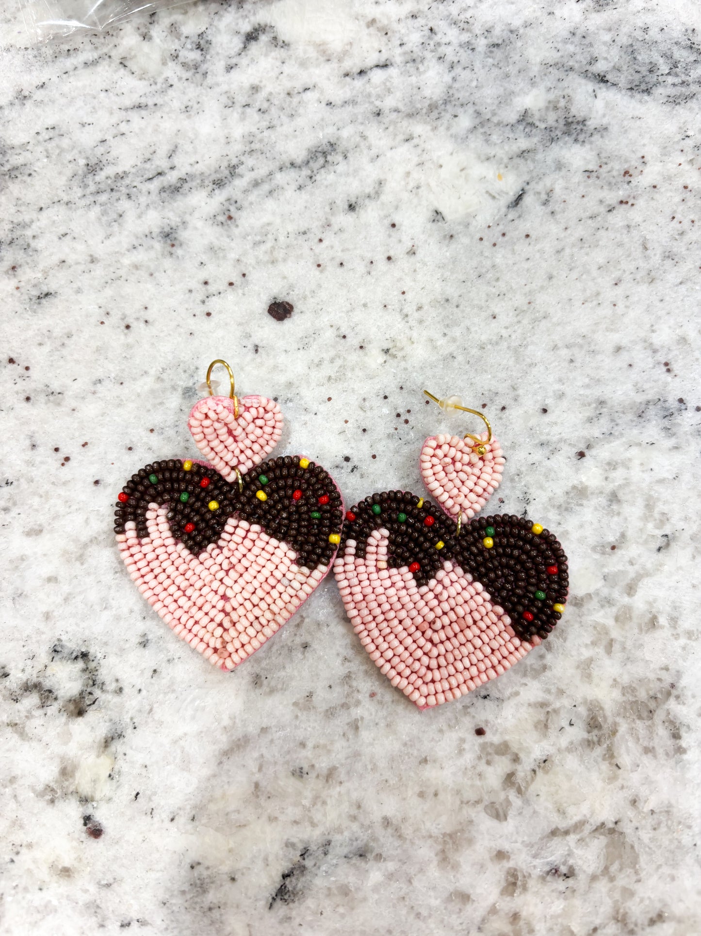 Chocolate Covered Heart Dangles